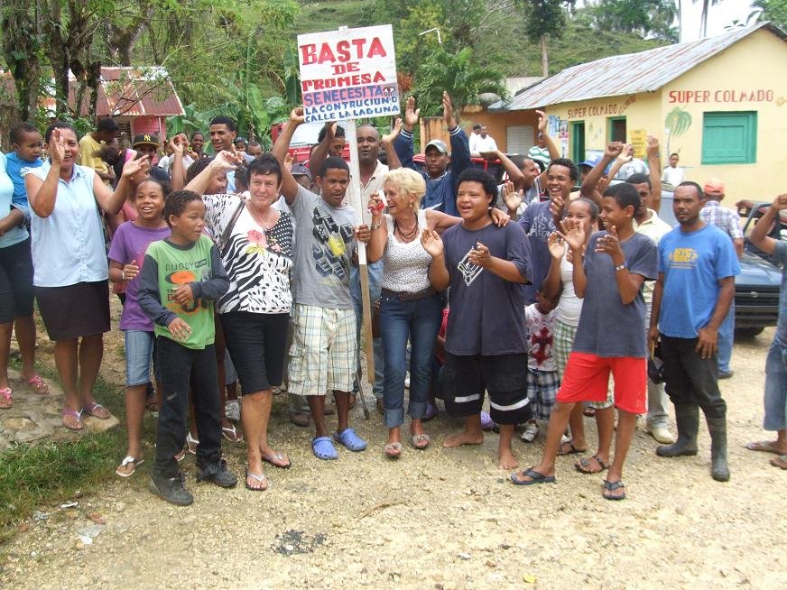 Residentes de la Filipina Jamao al Norte en Protesta